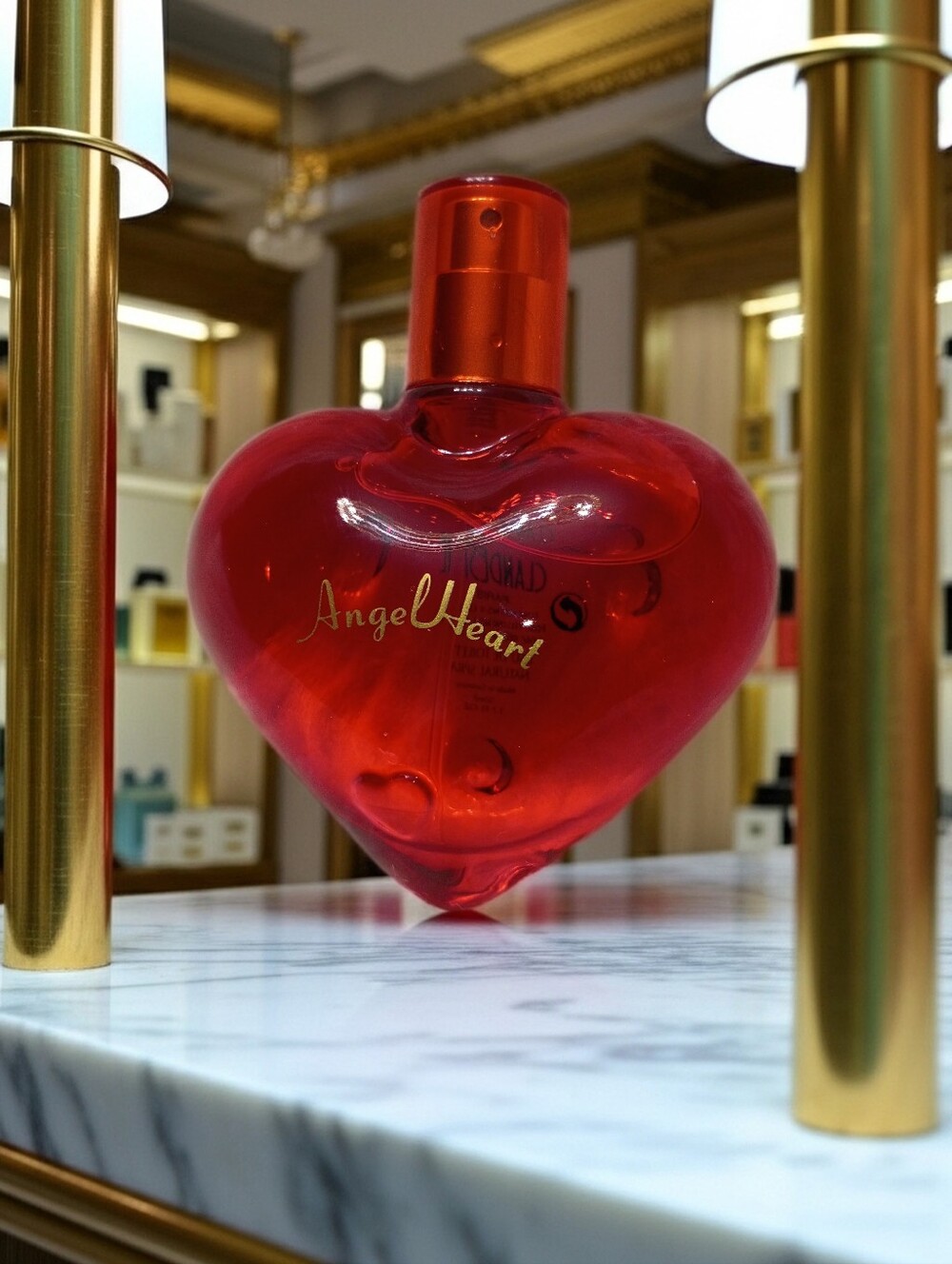 Angel Heart By Clandestine Women's Red Heart-Shaped EDT Fragrance Bottle 1.7 OZ